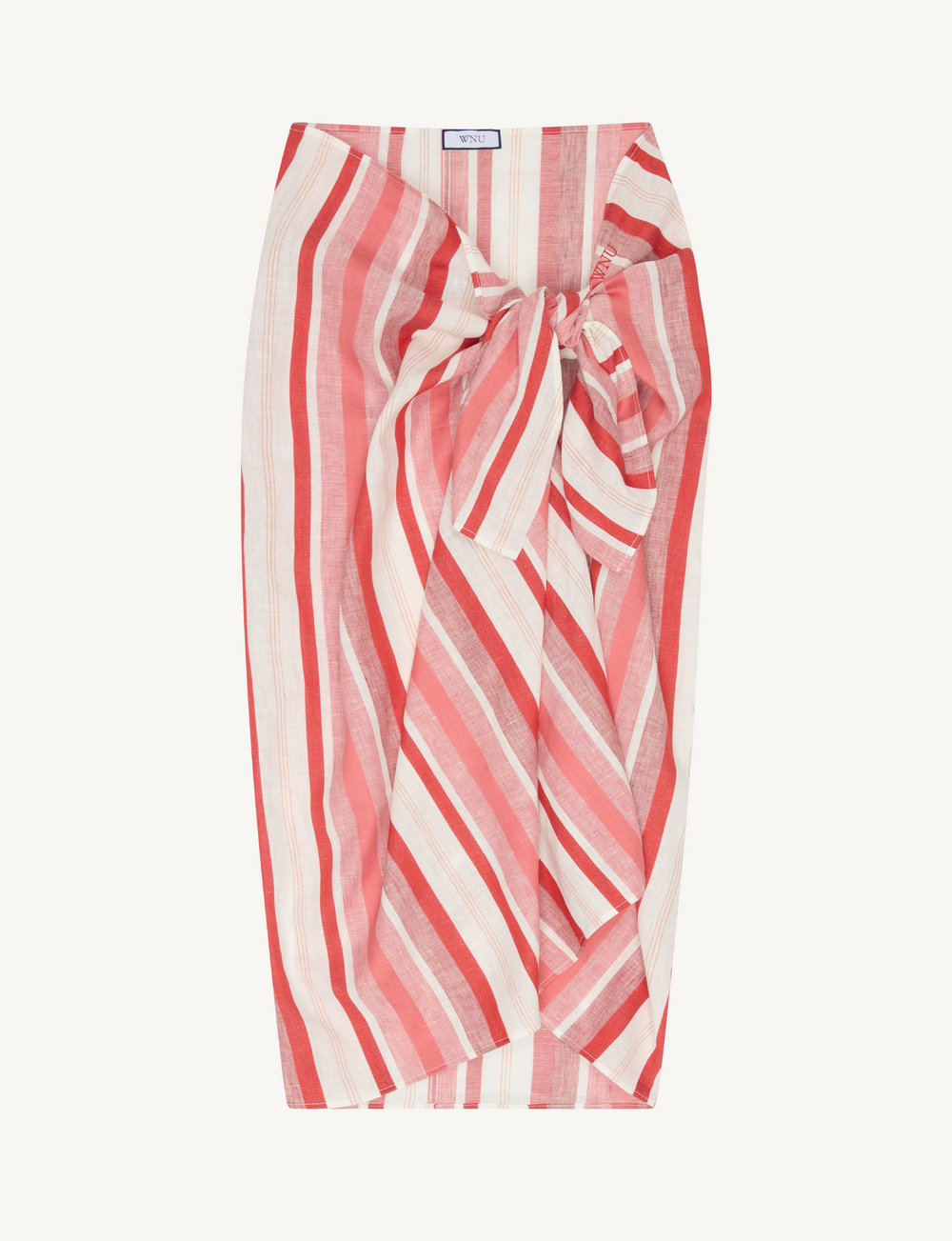 The Sarong: Weave, Red Multistripe