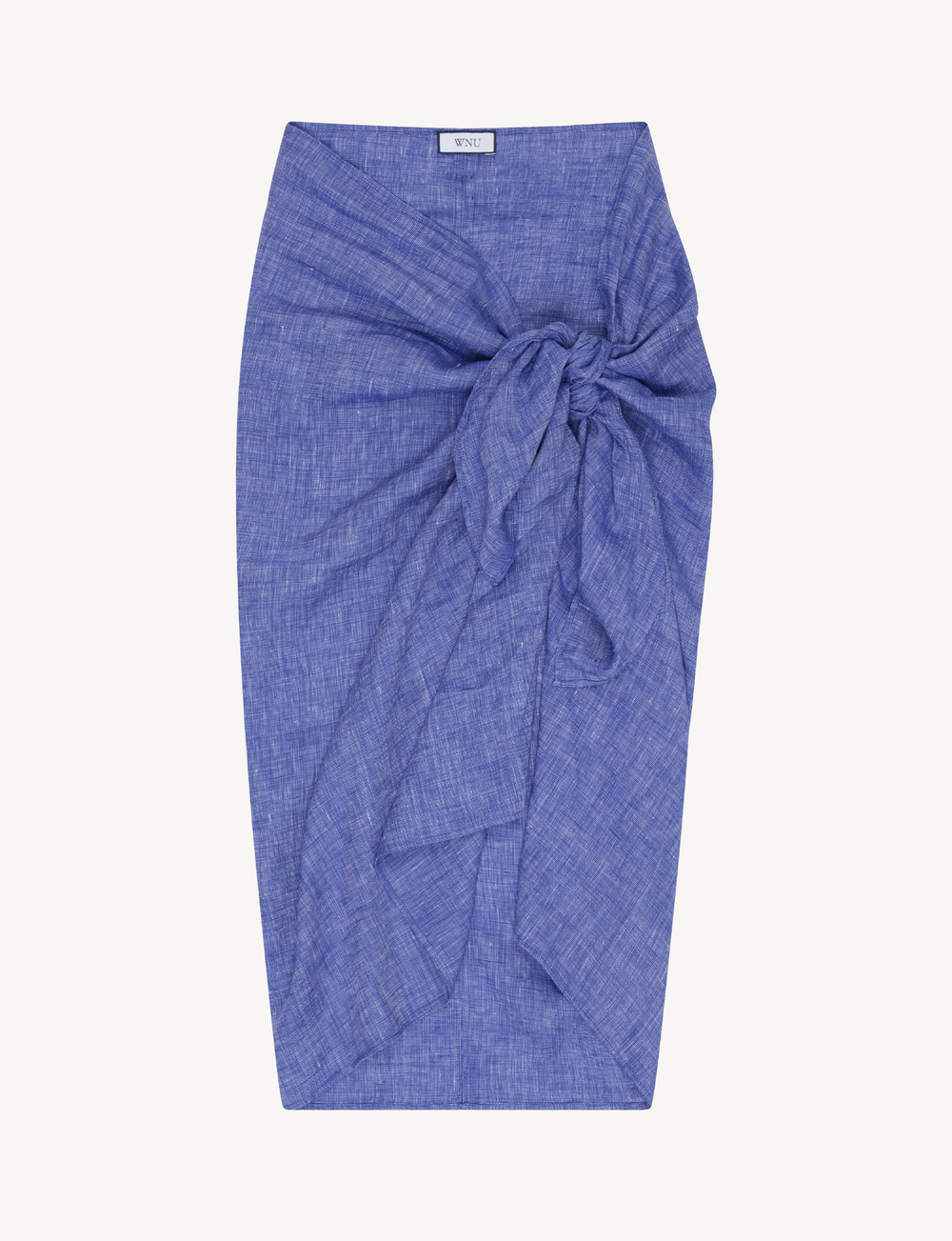 The Sarong: Linen, Lapis Blue