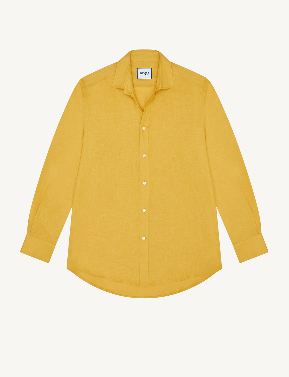 The Boyfriend: Linen, Mustard Yellow