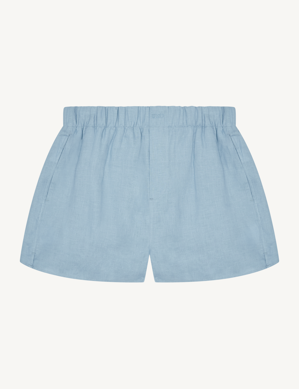 The Boxer: Linen, Storm Blue