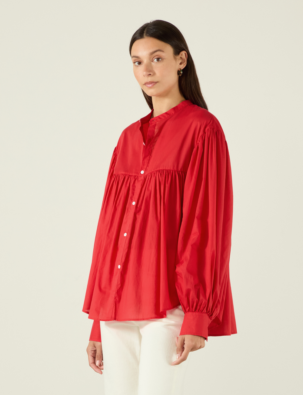 Daphne: Cotton Voile, Red