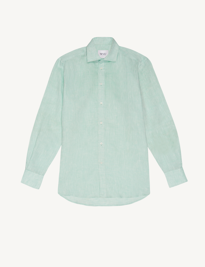 The Boyfriend: Linen, Mint Green – With Nothing Underneath