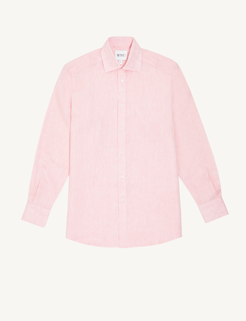 The Boyfriend: Linen, Grapefruit Pink