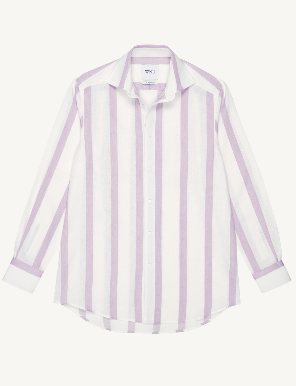 The Boyfriend: Weave, Lavender Stripe