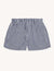 The Boxer: Linen, Navy Blue Gingham