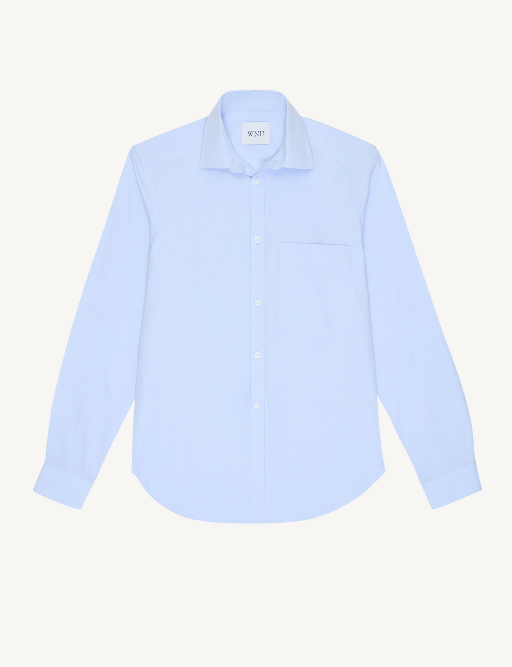 The Classic: Fine Poplin, Steel Blue