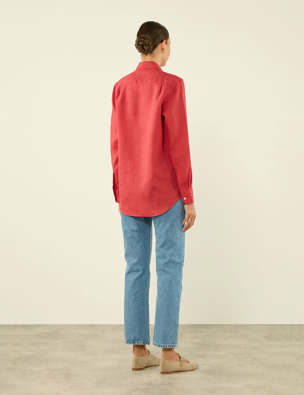 The Boyfriend: Linen, Cardinal Red