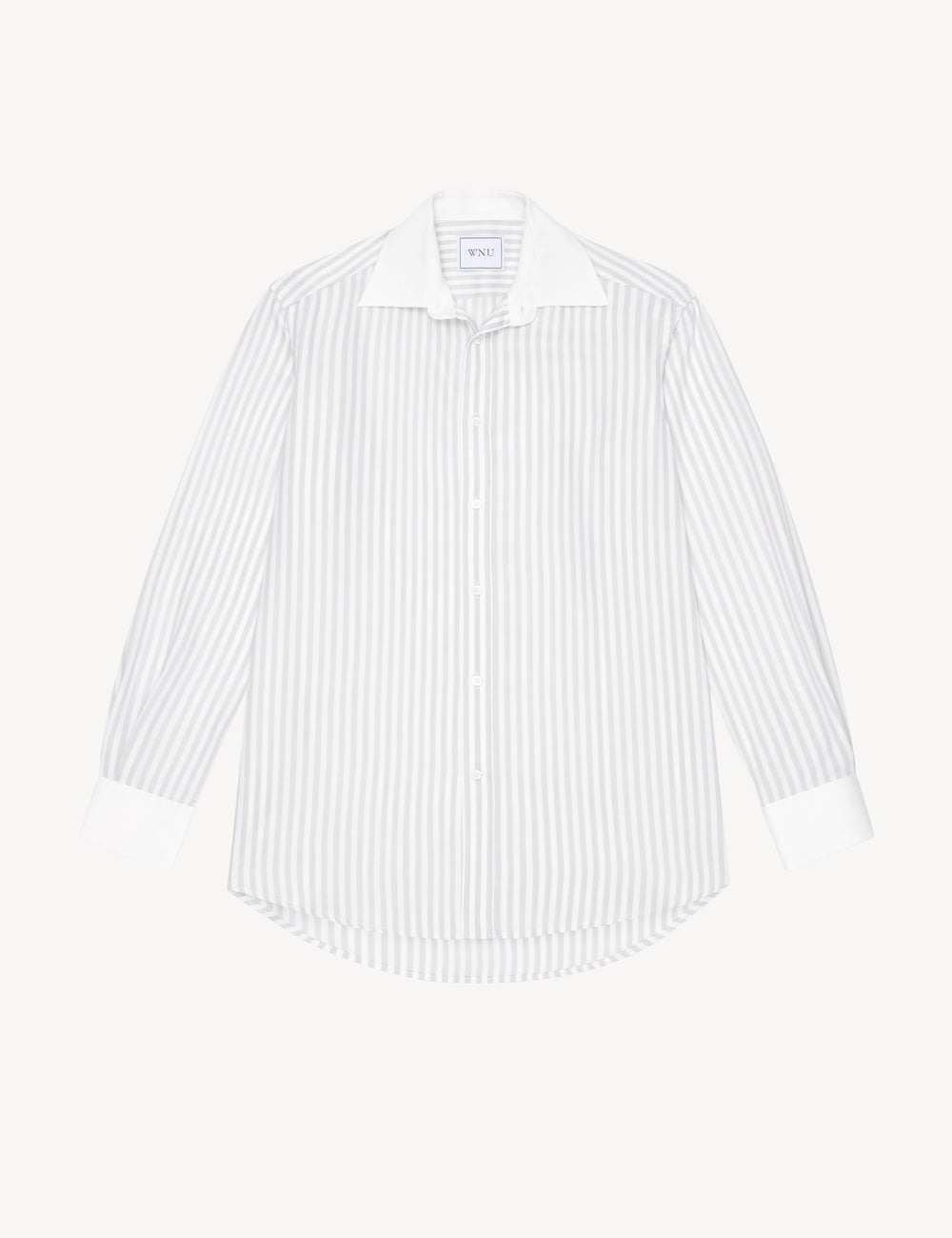 The Boyfriend Contrast: Tencel™ Lyocell, Silver Stripe