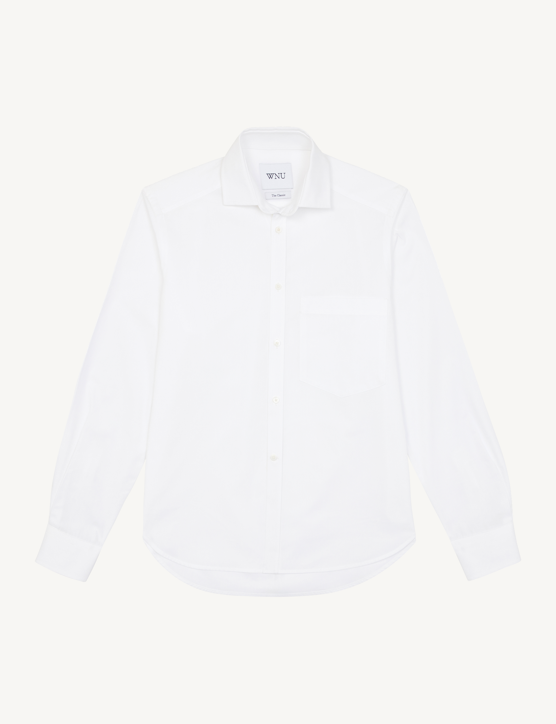 The Classic: Poplin, White – With Nothing Underneath