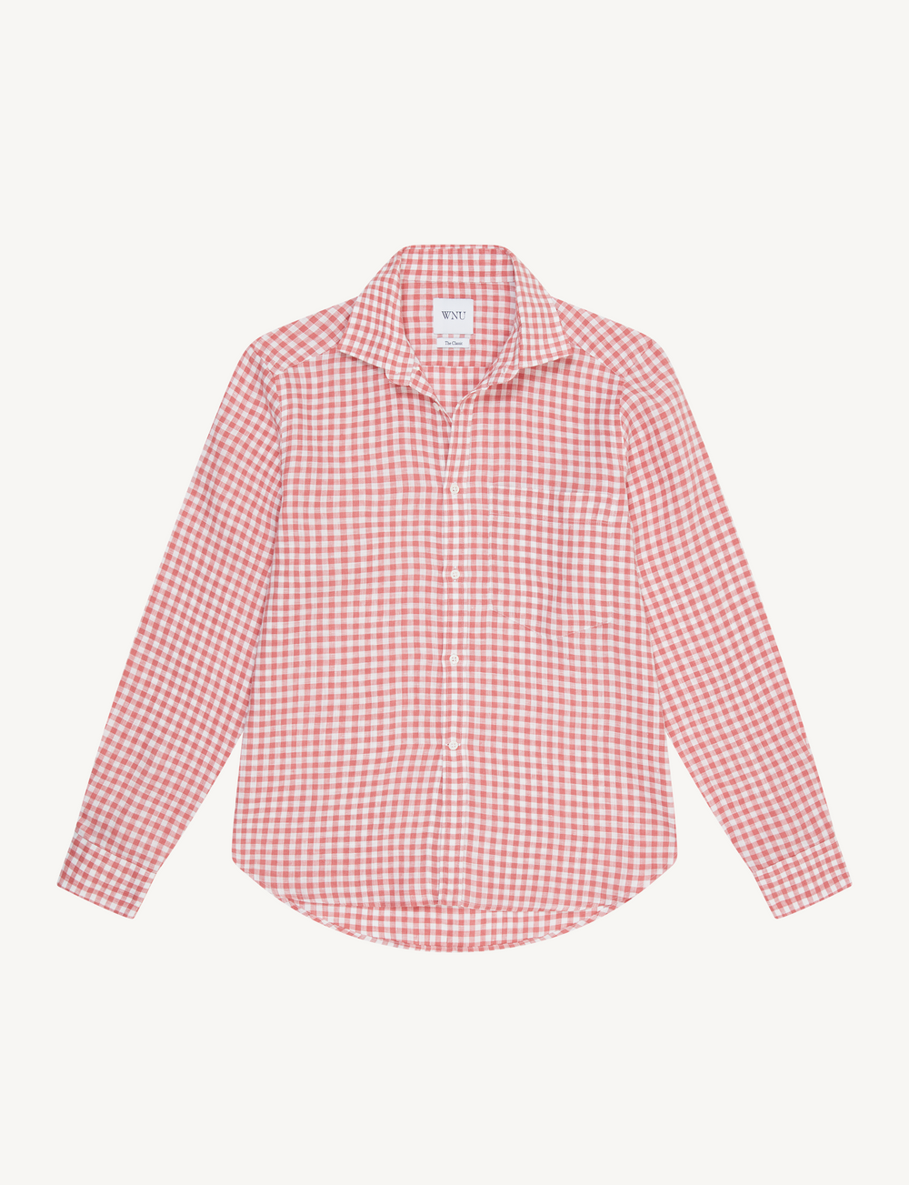 The Classic: Linen, Red Gingham