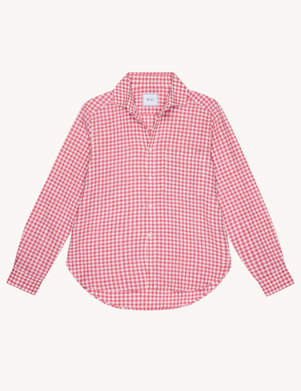 The Classic: Linen, Red Gingham