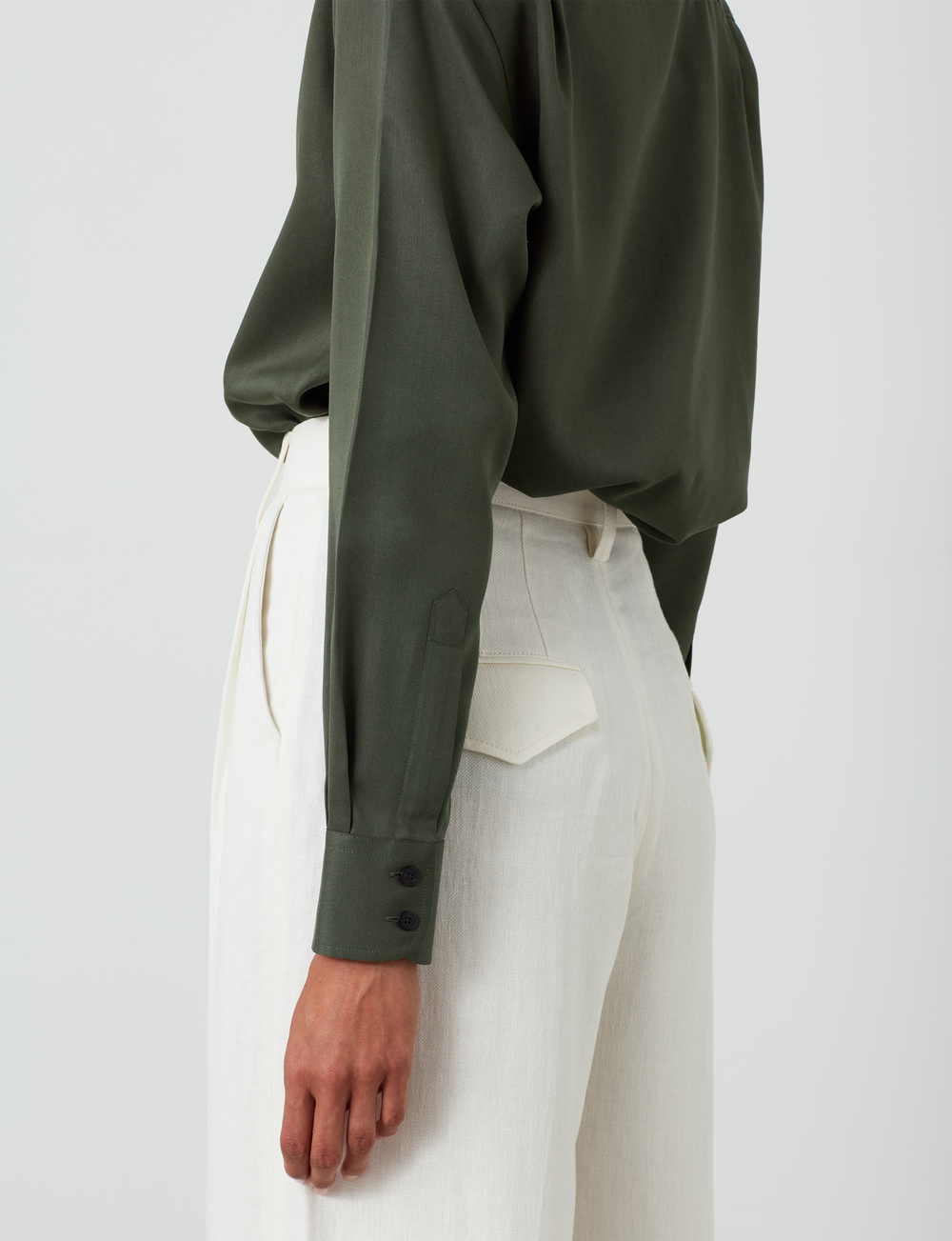 The Boyfriend: Tencel™ Lyocell, Khaki