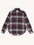 The Classic: Fine Brushed, White and Red Plaid