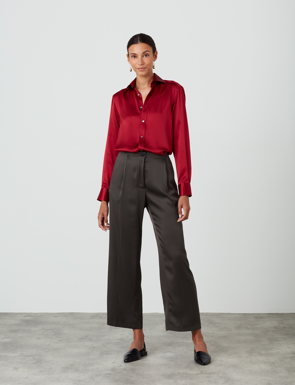 The Boyfriend: Silk Satin, Garnet