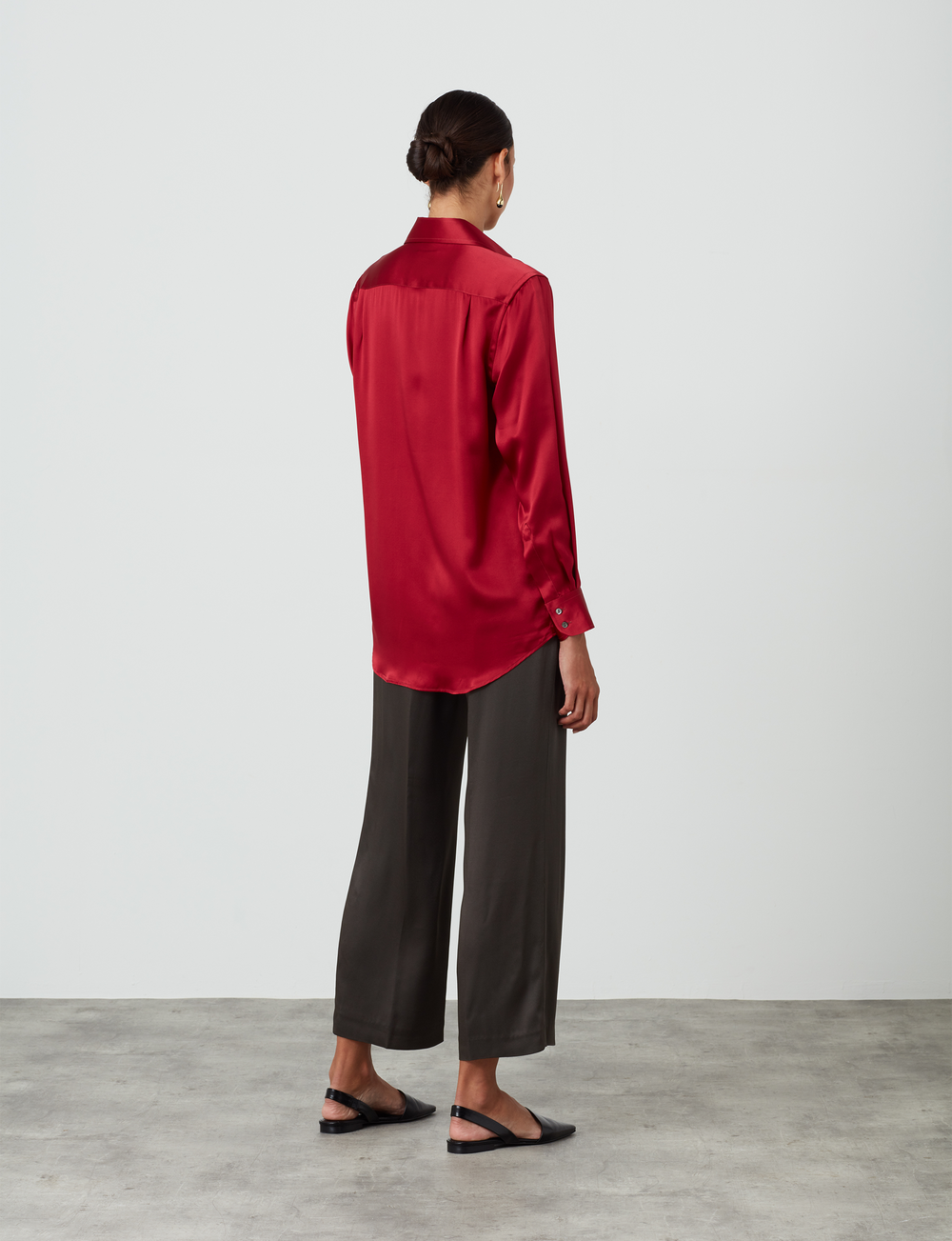 The Boyfriend: Silk Satin, Garnet