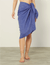 The Sarong: Linen, Lapis Blue