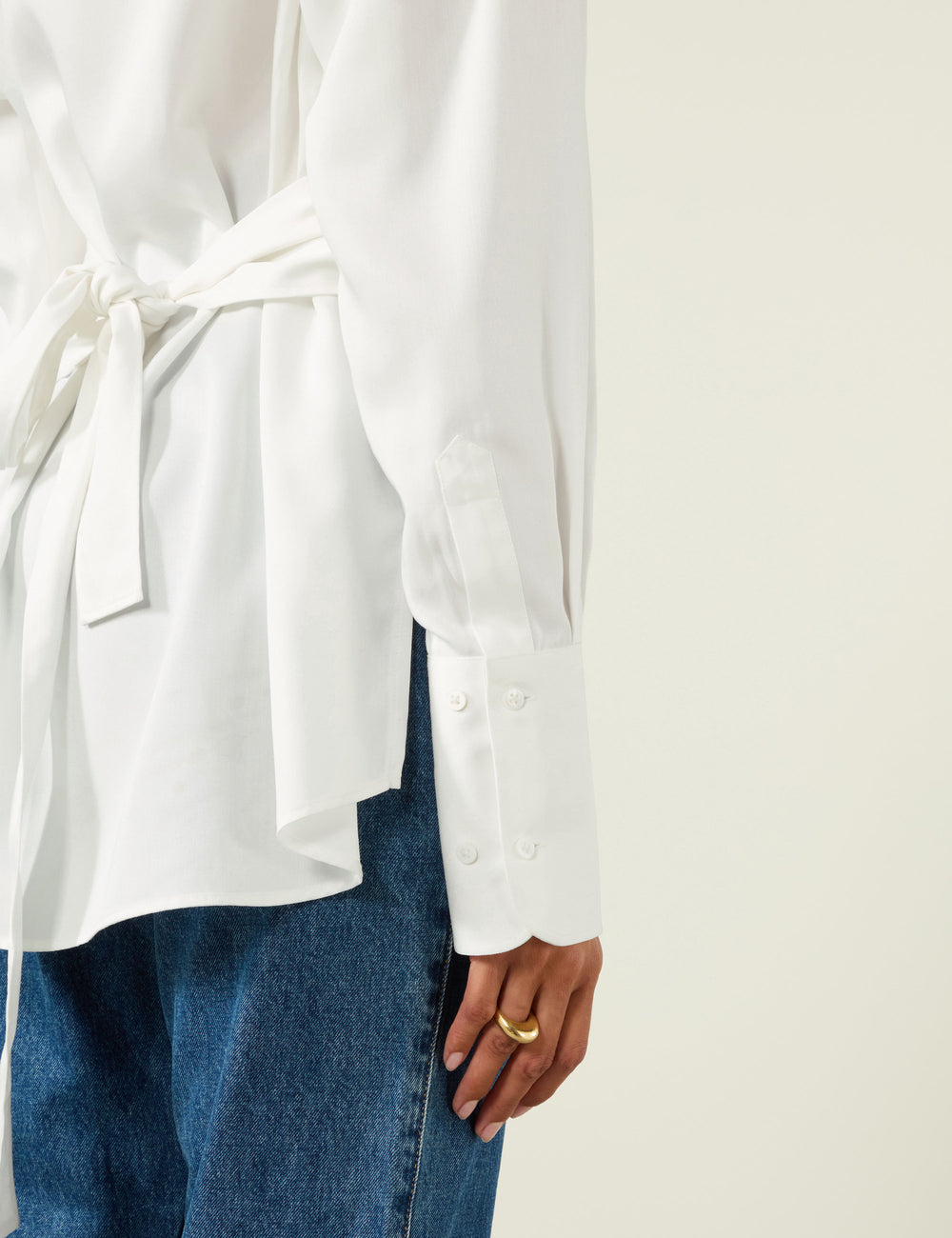 Ncuti: Tencel, Off-White x Felicity Kay