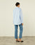 The Oversized: Oxford, Celeste Blue