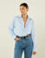 The Oversized: Oxford, Celeste Blue