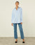 The Oversized: Oxford, Celeste Blue