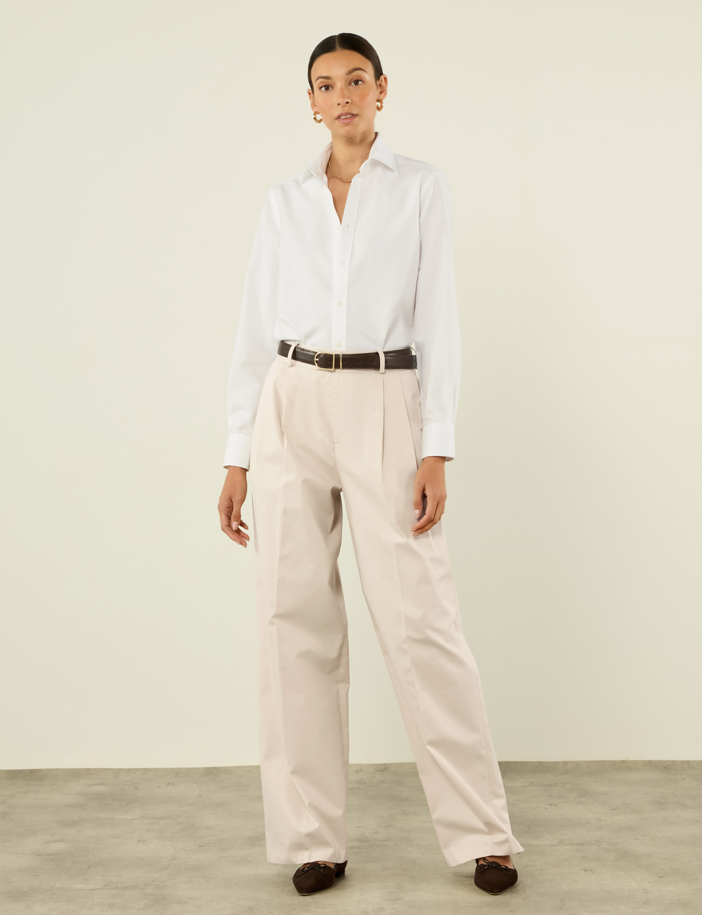 Rampling Trouser: Cotton, Fawn