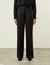 Rampling Trouser: Tencel Satin, Black