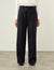 Rampling Trouser: Wool, Navy Blue