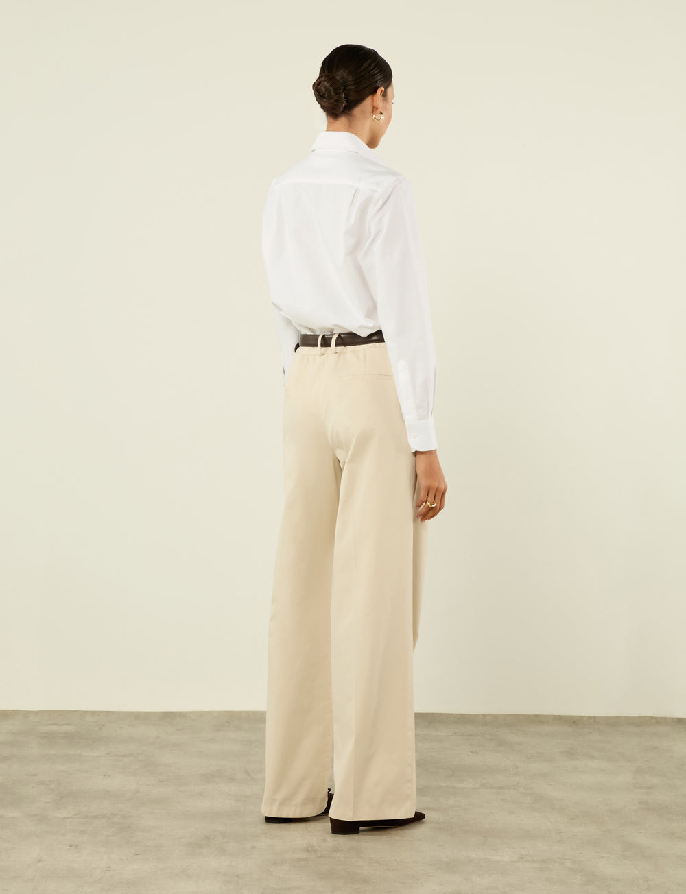 Rampling Trouser: Cotton, Fawn