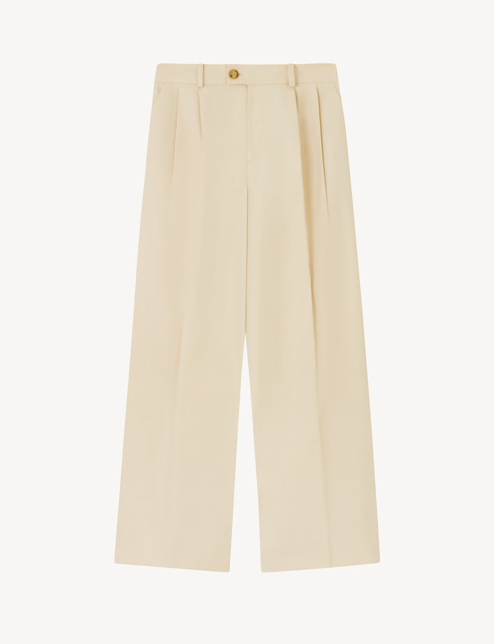 Rampling Trouser: Cotton, Fawn