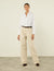 Rampling Trouser: Cotton, Fawn