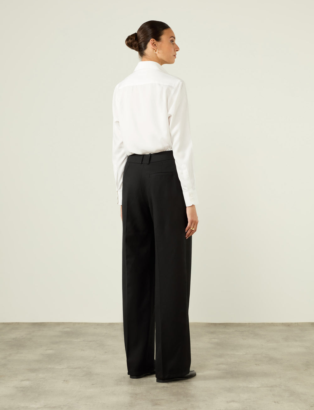 Rampling Trouser: Wool, Black