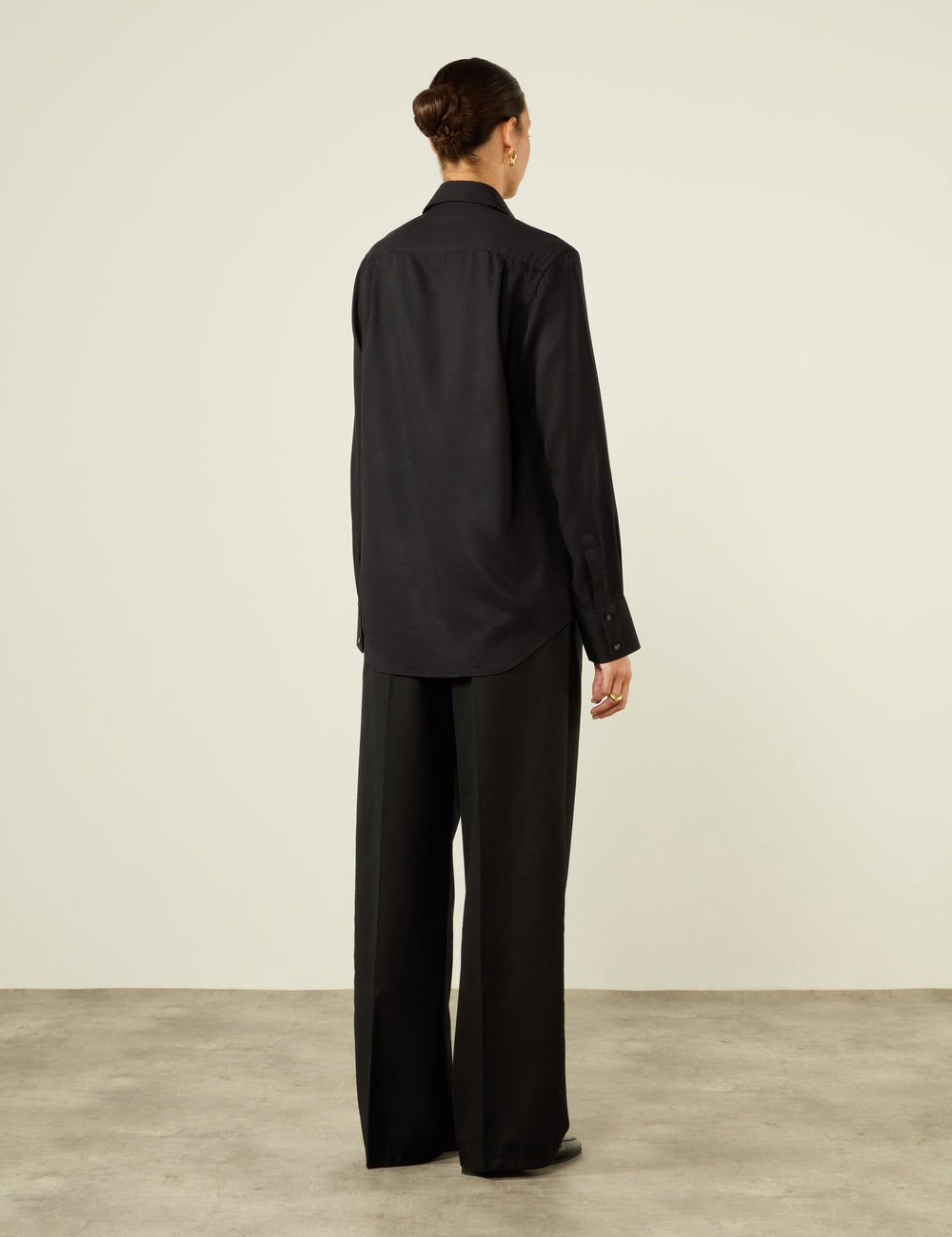 The Dress Shirt: Tencel, Black