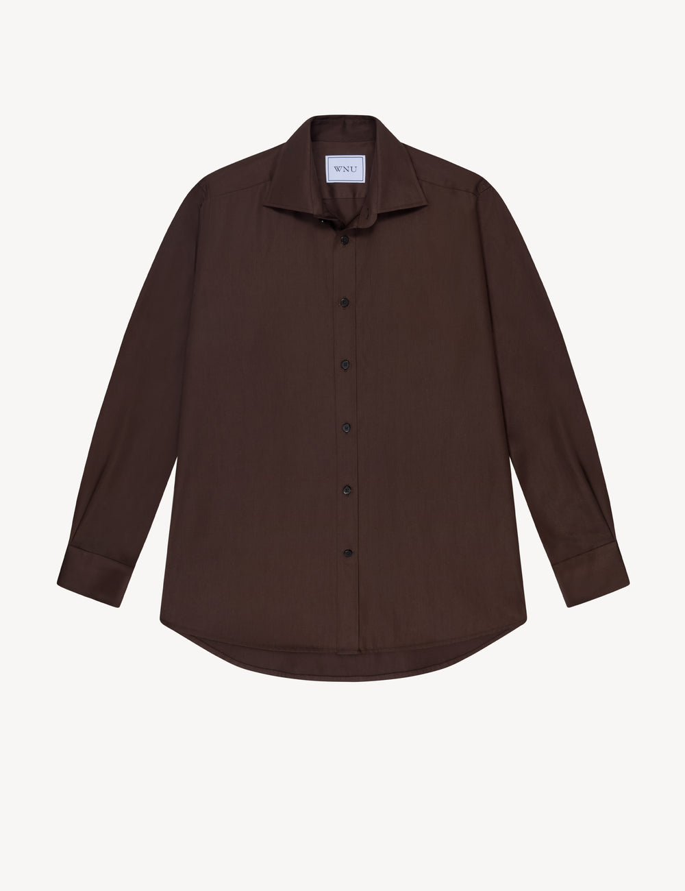 The Boyfriend: Fine Poplin, Chocolate