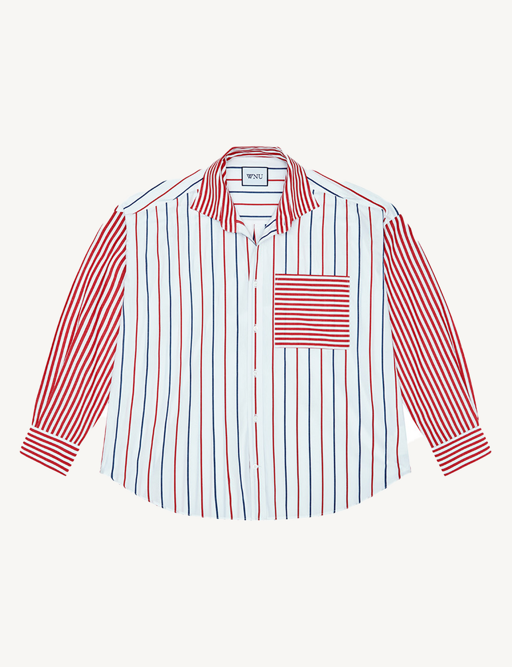 The Weekend: Fine Poplin, Red Patchwork