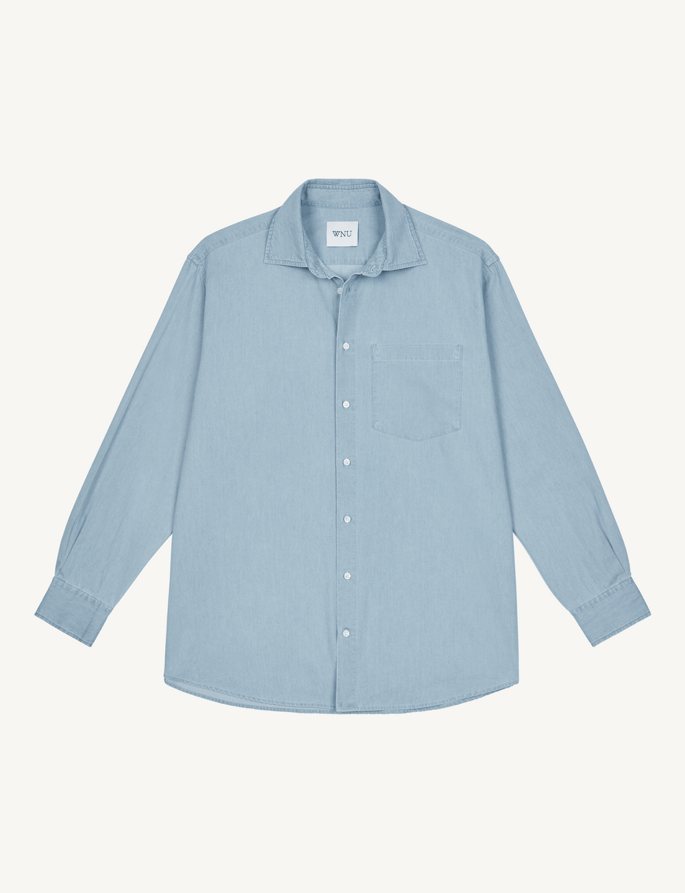 The Oversized: Chambray, Light Blue