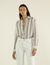 The Boyfriend: Linen, Mocha and Black Multi Stripe