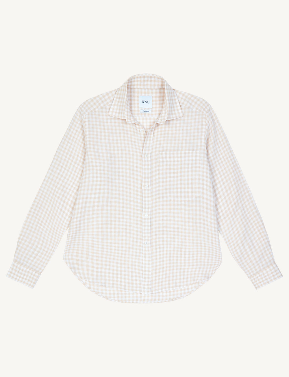 The Classic: Linen, Oat Gingham