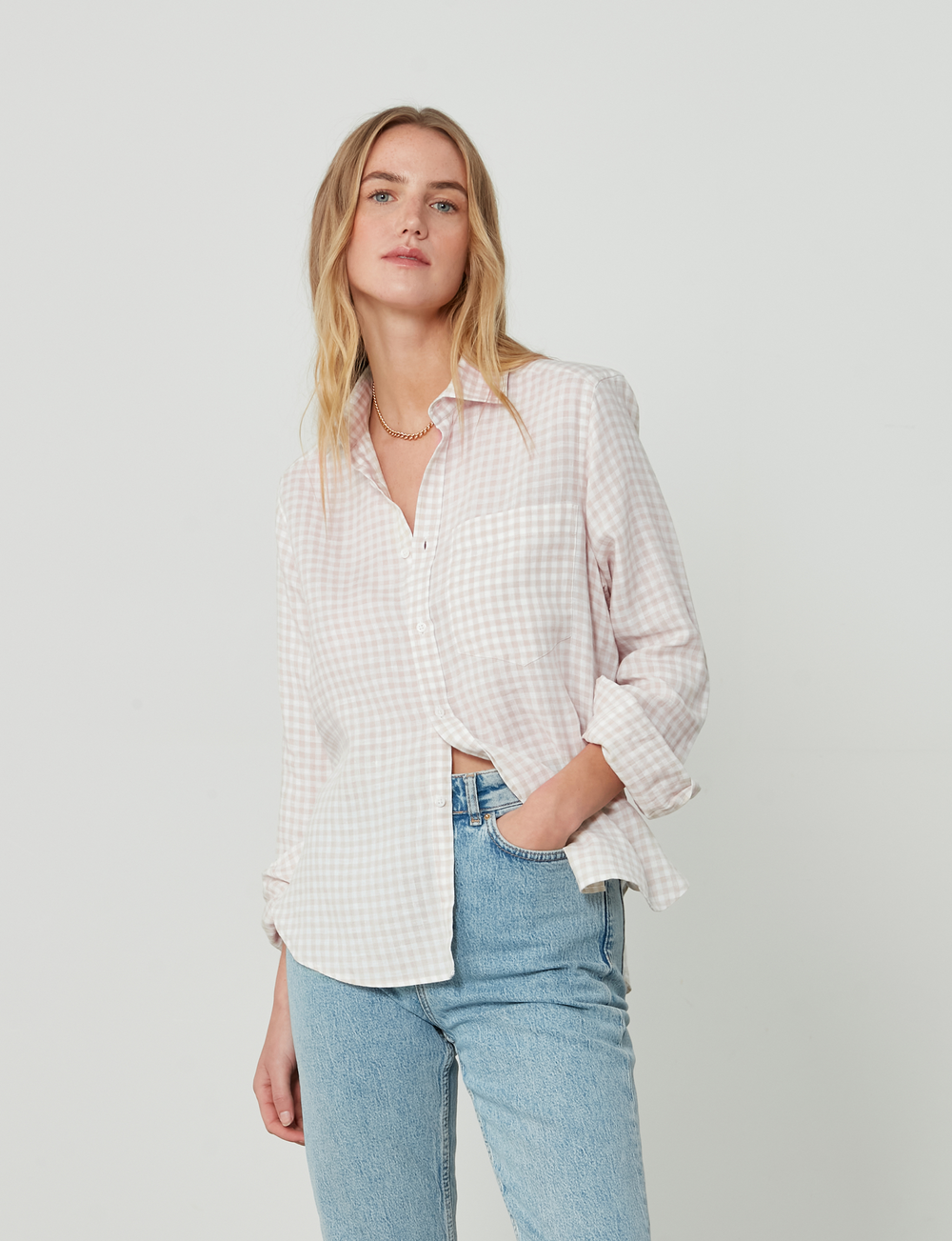 The Classic: Linen, Oat Gingham