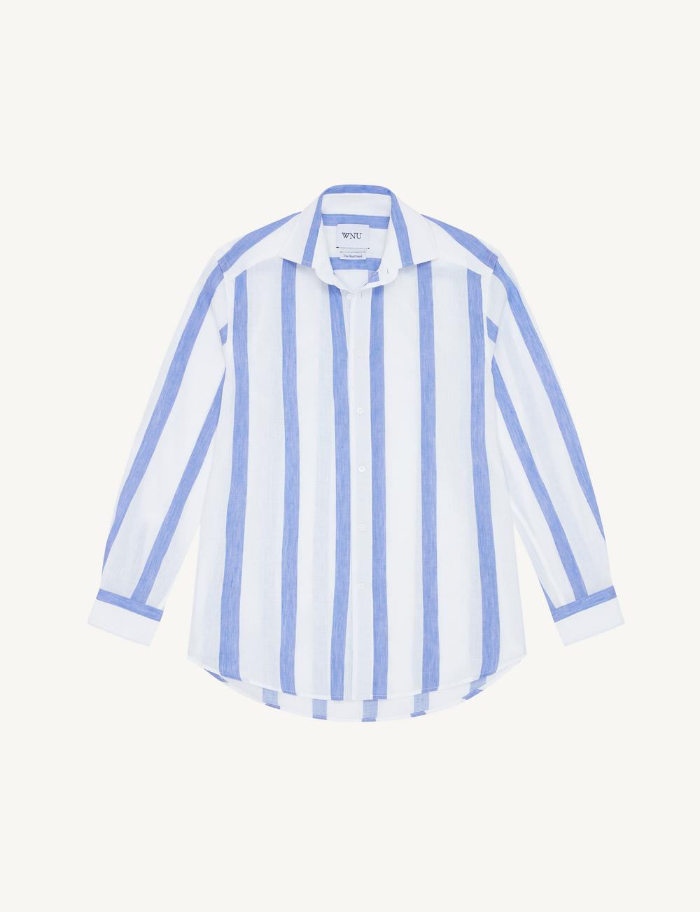 The Boyfriend: Weave, Ocean Blue Stripe