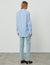 The Boyfriend: Tencel™ Lyocell , Powder Blue Stripe