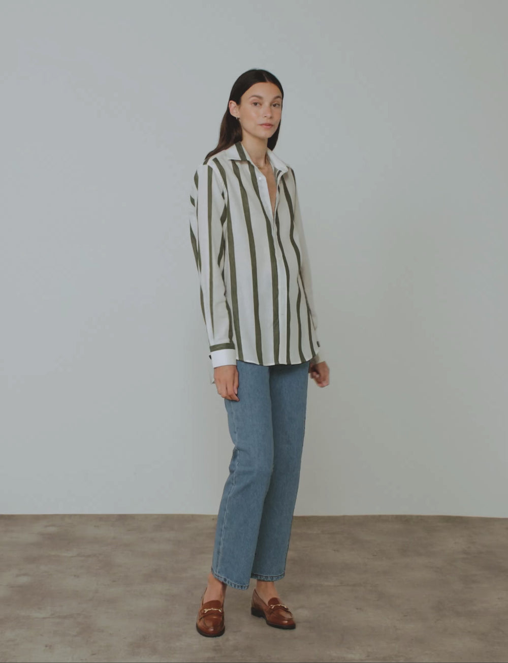 The Boyfriend: Weave, Khaki Stripe