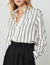 The Boyfriend: Tencel, Charcoal Stripe